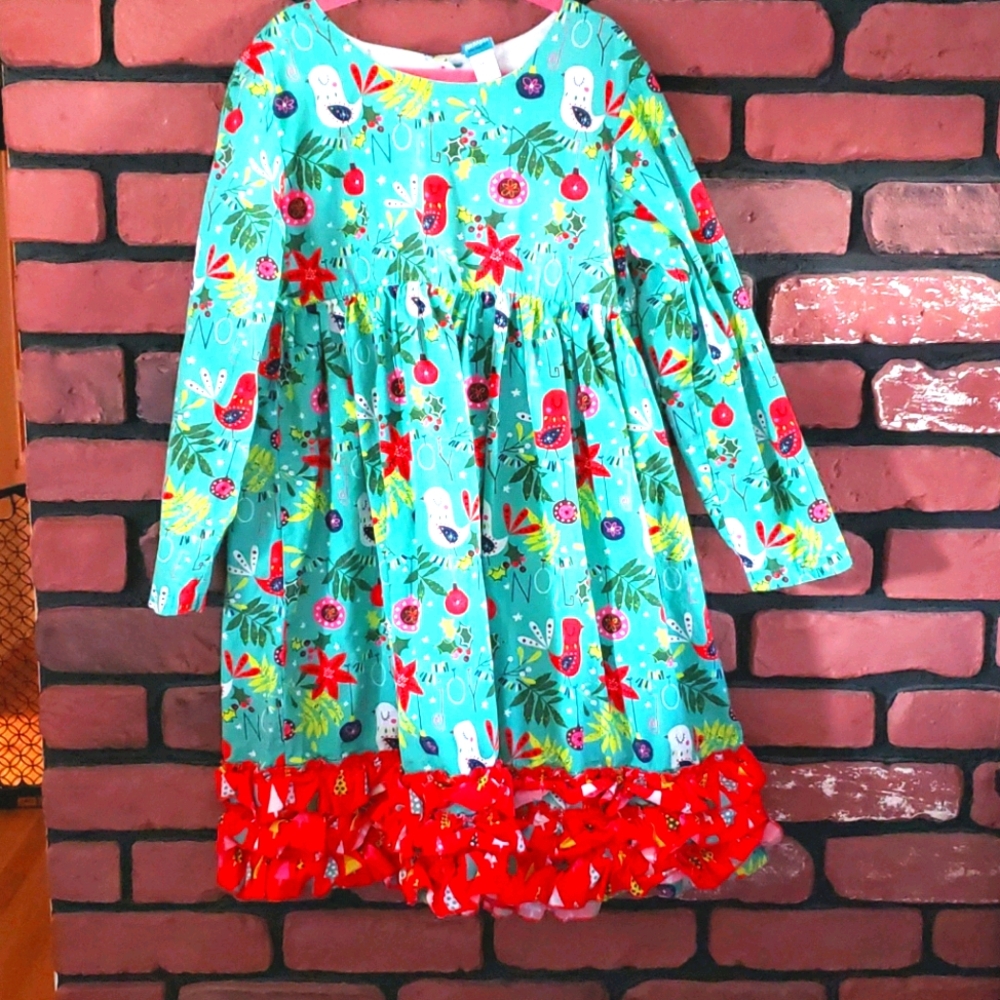 Little Miss Marmalade Be Merry holiday dress 10-12